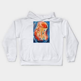 3rd Vibrant Jellyfish Kids Hoodie